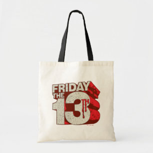 Tote Bag Vendredi 13 Logo 3D empilé saignant