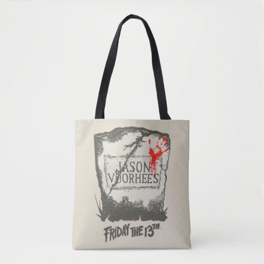 Tote Bag Vendredi 13 | Pierre de tête de Jason Voorhees (Devant)