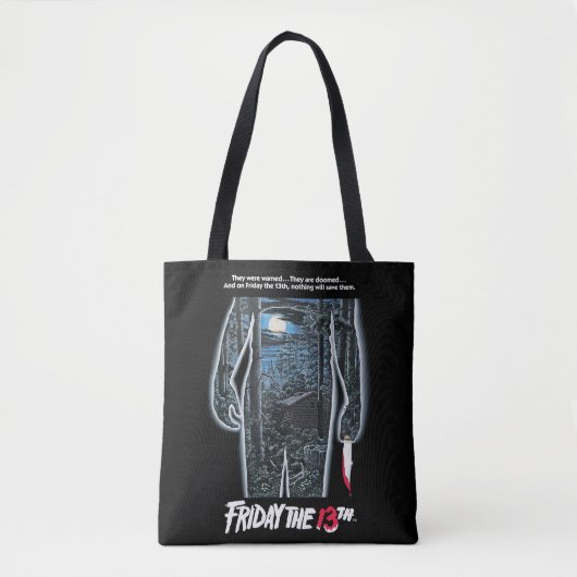 Tote Bag Vendredi 13 | Silhouette Camp Art théâtral (Devant)
