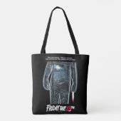 Tote Bag Vendredi 13 | Silhouette Camp Art théâtral (Dos)