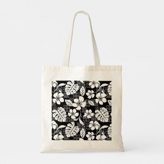 TOTE BAG VENDREDI ALOHA (NOIR/GRIS) (Dos)
