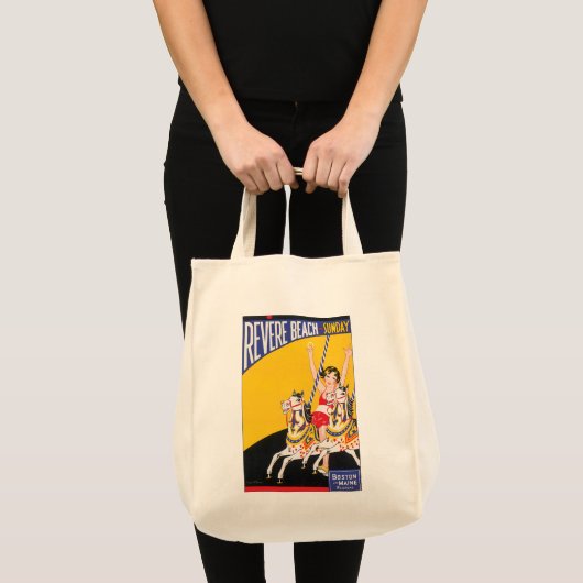 Tote Bag Vénérez la plage dimanche (Devant (produit))
