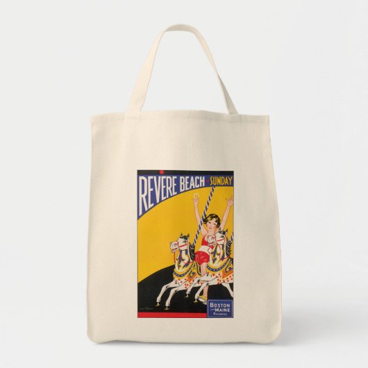 Tote Bag Vénérez la plage dimanche (Devant)