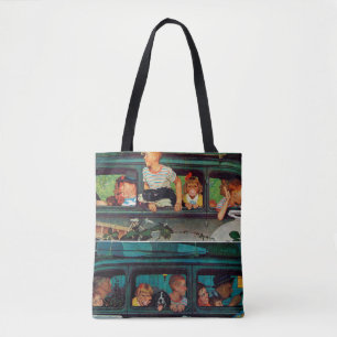 Tote Bag Venez et aller par Norman Rockwell