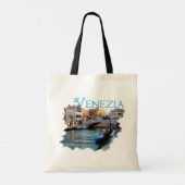Tote Bag Venezia, Italie : Le long du canal (Dos)