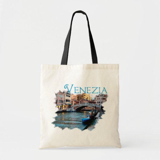 Tote Bag Venezia, Italie : Le long du canal (Devant)
