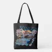 Tote Bag Venezia, Italie : Le long du canal (Dos)