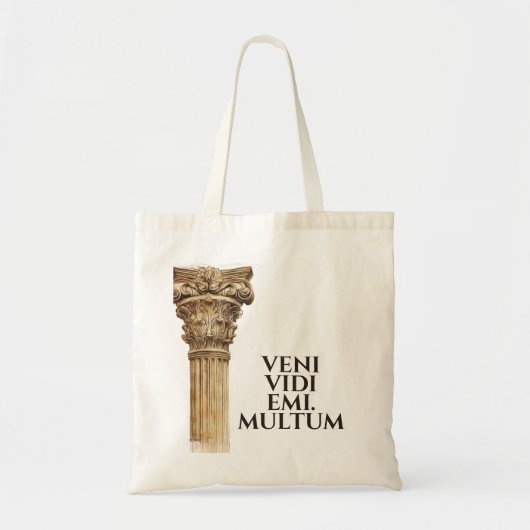 Tote Bag Veni Vidi Emi Funny Ancient Rome Latin Saying (Devant)