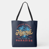 Tote Bag Venice Beach Hawaii Surf (Dos)