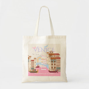 Tote Bag Venice Travel Art, Italie, Travel Art