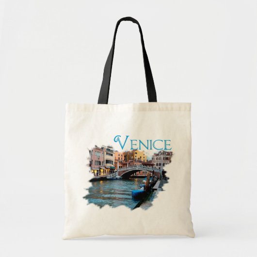Tote Bag Venise, Italie : Le long du canal (Devant)