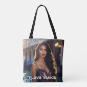 TOTE BAG VENISE - J'AIME VENISE (Dos)