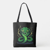 Tote Bag Venomous Snake – Danger and Precision (Dos)