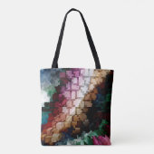 Tote Bag Vent foncé centré sur le cube (Dos)