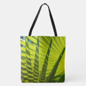 Tote Bag Ventilateur Feuille Palm, Kauai, Hawaiian Beach Ba (Devant)