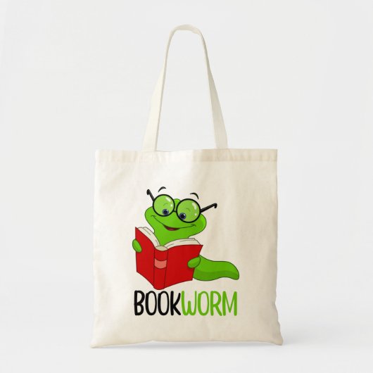 Tote Bag Ver à livres lisant  (Devant)