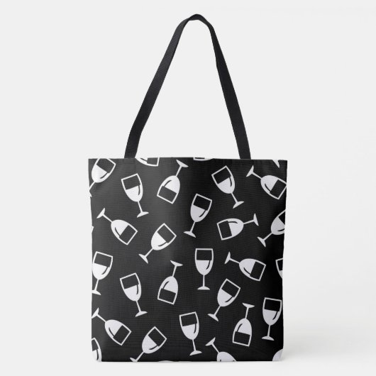 Tote Bag Ver à vin (Devant)
