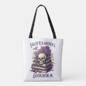 Tote Bag Ver de bibliothèque professionnel (Dos)