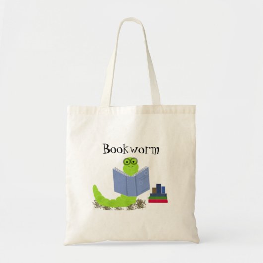 Tote Bag Ver de livre (Devant)