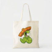 Tote Bag Ver ivre avec Sombrero Mexican Party (Devant)