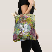 Tote Bag Verdure colorée Succulents (De près)