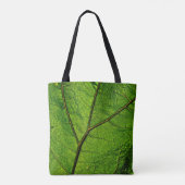 Tote Bag Verdure des veines feuilles de papillon (Dos)