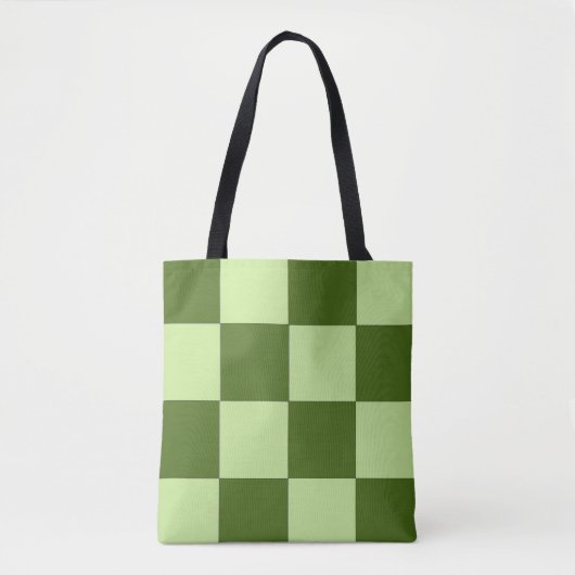 Tote Bag Vérificateurs vert foncé et vert clair (Devant)