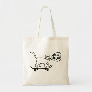 Tote Bag Vérifiez le blanc noir faisant de la planche à