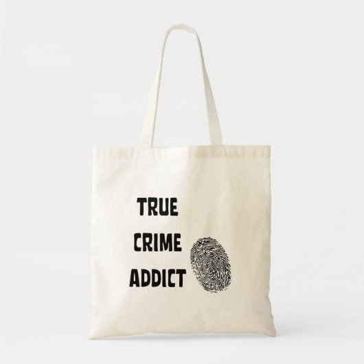Tote Bag Véritable adepte du crime (Devant)