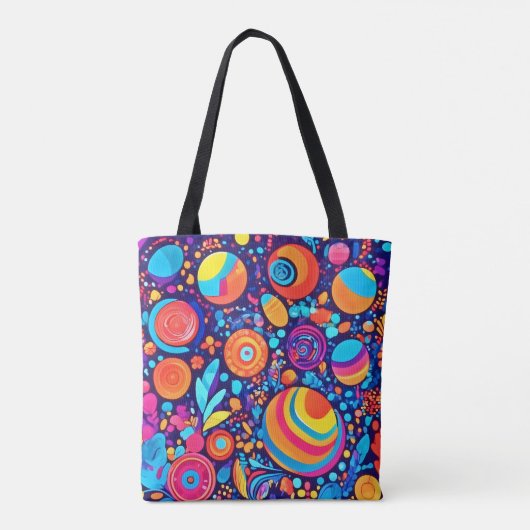 Tote Bag Véritable bulle Abstraite (Dos)