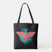 Tote Bag Vérité Compassion Force Comic Wonder Woman Logo (Dos)