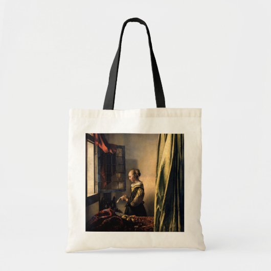 Tote Bag Vermeer - Fille lisant une lettre à une fenêtre ou (Devant)