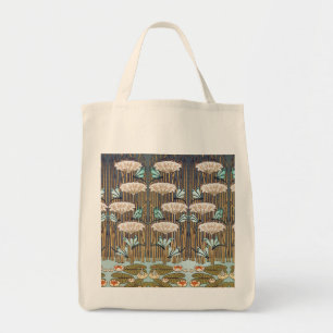 Tote Bag Verneuil Dragonfly Water Lily Art Nouveau : Vintag