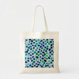 Tote Bag Verre bleu et vert vif