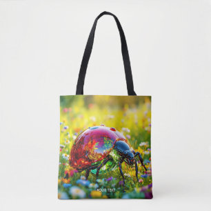 Tote Bag Verre poli coccinelle mignonne fantastique