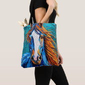 Tote Bag Verre teinté de cheval (De près)