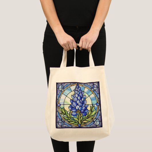 Tote Bag Verre texan Bluebonnet (Devant (produit))