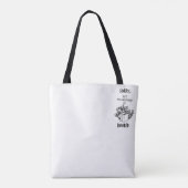 Tote Bag Vers de livre (Dos)