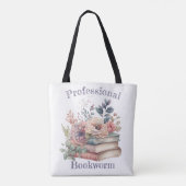 Tote Bag Vers de livre professionnel (Dos)