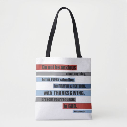 Tote Bag Vers moderne Fourre-tout de bible (Devant)
