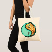 Tote Bag Verseau & Cheval de feu (Devant (produit))