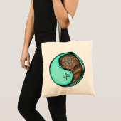 Tote Bag Verseau & Cheval de Terre (Devant (produit))