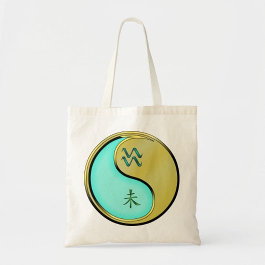 Tote Bag Verseau & Chèvre Métal (Devant)