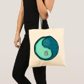 Tote Bag Verseau & Coq d'eau (Devant (produit))