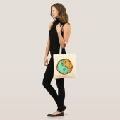 Tote Bag Verseau & Lapin de Feu (Devant (modèle))