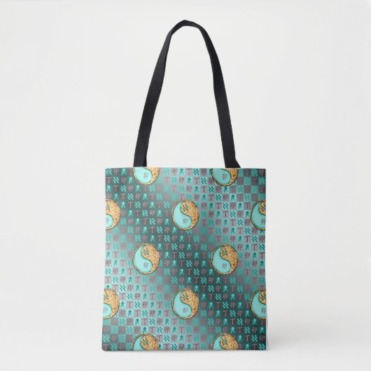 Tote Bag Verseau & Lapin de Feu (Devant)