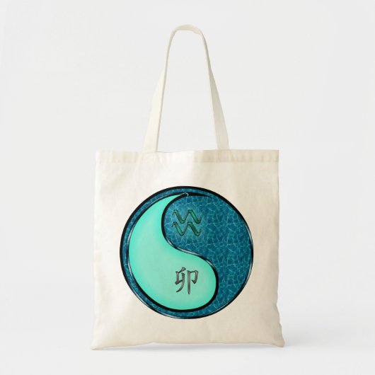 Tote Bag Verseau & Lapin d'Eau (Devant)
