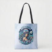 Tote Bag Verseau Porteuse d'Eau Belle Femme Astrologie  (Devant)