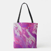 Tote Bag Verser acrylique Abstrait (Dos)