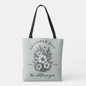 Tote Bag Verset chrétien inspirant à considérer (Dos)